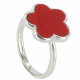 Bague Argent 925 Chance et Corail
