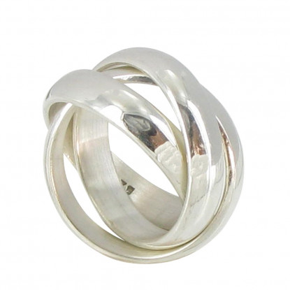 Bague Argent 925 Trois Anneaux