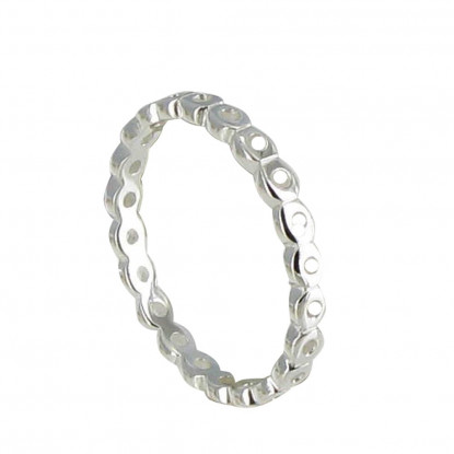 Bague Argent 925 Ronds Ajourés