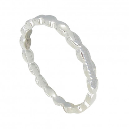 Bague Argent 925 Anneau d'Amandes