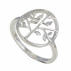 Bague Argent 925 Rhodié Arbre de Vie