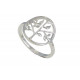 Bague Argent 925 Rhodié Arbre de Vie