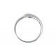 Bague Argent 925 Goutte Evidée