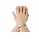 Bracelet Argent 925 Infini et Strass Lien Tréssé - Classics