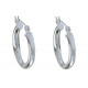 Boucles d'Oreilles Argent 925 Petites Créoles Rondes 2cm
