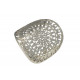 Bague Argent 925 Rhodié Astre Ronde