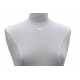 Collier Arabesque Ronde Argent 925-Taille 40 cm