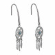 Boucles d'Oreilles Argent Rhodié Attrape Rêve