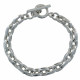 Bracelet Argent Gourmette Maillons Larges