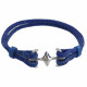Bracelet Femme Argent Double Ancre et Galuchat Colors
