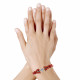 Bracelet Femme Argent Double Ancre et Galuchat Colors