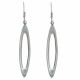 Boucles d'Oreilles Argent Ovales Ajourés
