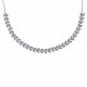 Collier Argent Rhodié Laurier