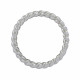 Bague Argent Anneau Torsadé