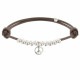 Bracelet Médaille Peace and Love et Perles en Argent - Classics