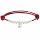 Bracelet Médaille Peace and Love et Perles en Argent - Classics