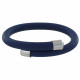 Bracelet Argent et Silicone - Classics