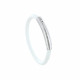 Bracelet Argent Brossé et Silicone - Classics