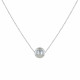 Collier Argent Grosse Bille 14mm