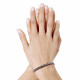 Bracelet Waï Laki Perles et Lien Tréssé Beige