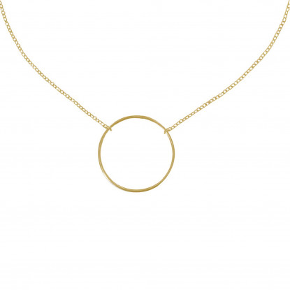 Collier Plaqué Or Cercle