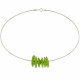 Collier Fil d'Acier Boutons Pate de Verre - Classics