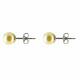 Boucles d'Oreilles Clou Argent et Perles de Culture 6.5-7 mm - Classics