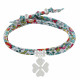 Bracelet Double Tour Lien Liberty et Trèfle Argent - Classics