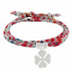 Bracelet Double Tour Lien Liberty et Trèfle Argent - Colors