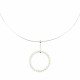 Collier Argent Anneau de Perles de Culture 4-5 mm - Classics