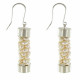 Boucles d'Oreilles Argent Torsade de Perles de Culture - Classics