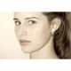 Boucles d'Oreilles Argent Torsade de Perles de Culture - Classics
