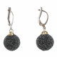 Boucles d'Oreilles Argent Boules Paillettes - Classics