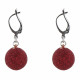 Boucles d'Oreilles Argent Boules Paillettes - Classics