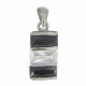 PHOTO Pendentif Argent Zirconium Noir Diamant