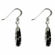 Boucles d'Oreilles Argent Anneau et Résine - Classics