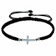 Bracelet Argent Croix Lien Tréssé - Classics