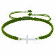 Bracelet Argent Croix Lien Tréssé - Classics