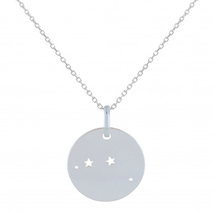 Collier Argent Constellation Bélier