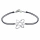 Bracelet Lien Médaille Argent Atome