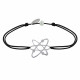 Bracelet Lien Médaille Argent Atome