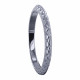 Bague Argent Alliance Deux Faces Motif Croix