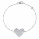 Bracelet Coeur en Argent