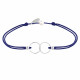Bracelet Lien Argent Anneaux Toi et Moi - Classics