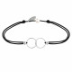Bracelet Lien Argent Anneaux Toi et Moi - Classics