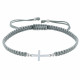 Bracelet Argent Croix Lien Tréssé - Classics
