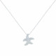 Collier Argent Etoile de Mer et Billes