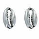 Boucles d'Oreilles Argent Cauri