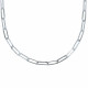 Collier Argent Mailles Ovales