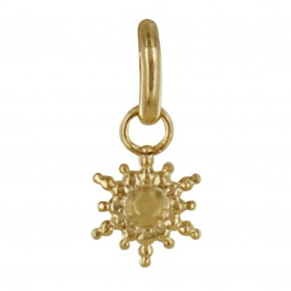 Pendentif Plaqué Or Mini Soleil de Billes